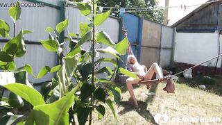 I caught my next door masturbating furiously outdoor