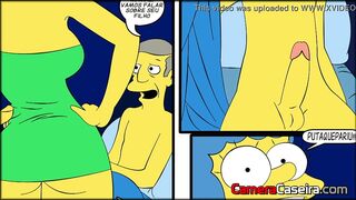 HQ dos Simpsoons - Fodendo Gostoso e o Corno Pegou