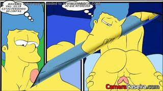 HQ dos Simpsoons - Fodendo Gostoso e o Corno Pegou