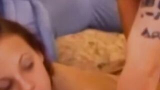 Horny teen pussy drilled reverse cowgirl style after hot BJ