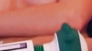 Horny teen pussy drilled reverse cowgirl style after hot BJ