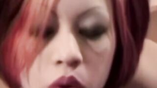 Sexy stockings hottie Kami deepthroats cock before hot fuck