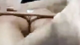 Spanking Korean Amateur's Tight Ass