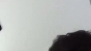 A horny teen gets on fours and sucks cock while being banged