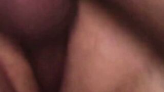 A horny teen gets on fours and sucks cock while being banged