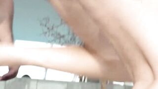 Tattooed skinny cougar Ali Bordeaux rides dick after blowjob