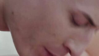 Natural tits babe Gabi Gold fucked doggystyle until she cums