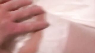 Stunning bride determines sexuality after pussy hammering