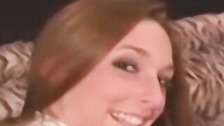 Stunning bride determines sexuality after pussy hammering
