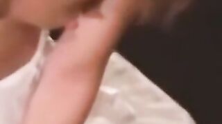 Stunning bride determines sexuality after pussy hammering