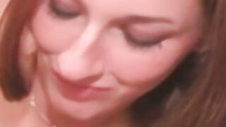 Stunning bride determines sexuality after pussy hammering