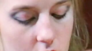 Vintage pornstar Lysa Thatcher gives blowjob in foursome