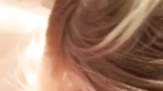 Blonde MILF Natasha Voya nipple licking and pussy eating 69