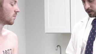 Johnny Ford administers hard bang redhead patient Sebastian Hunt for libido boosting