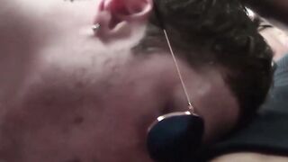 Doggy style fucking of a stud till he cums hard
