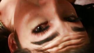 Alexa Scout deepthroats blonde tgirls cock for hot facial