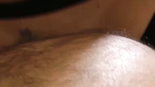 Busty babe in sexy lingeries gives old man ride of his life