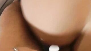 Busty babe in sexy lingeries gives old man ride of his life