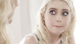 Teen Chloe Cherry scissoring MILF lesbian attorney