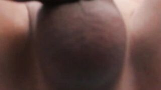 Sexy tranny Chanel Santini anal play and big cock jerk off