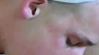 Lusty gay sailor licks a cock and receives anal railing