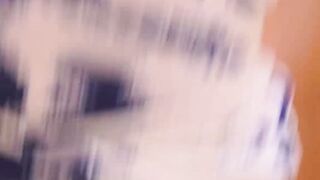 Young teen slut sucks old cock and rides it in POV