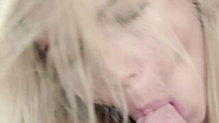 Horny Blonde Missy Luv fucked for big load of cum in mouth