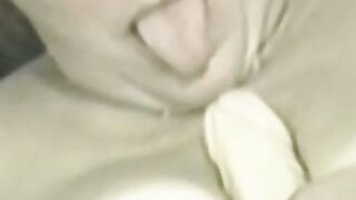 Mature vixen cravingly stuffing big dildo in every hole