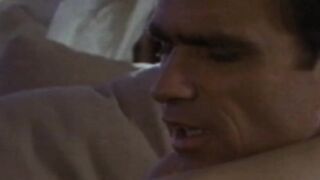 Busty vintage MILF in black stockings takes it missionary
