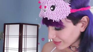 Kinky shemale goddess Petra Blair fucked by hot hung tbabe