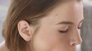 Short haired teen has sex with an older gentleman