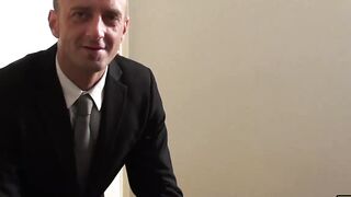 Submissive Nicola swallows loads of cum from Pascal White
