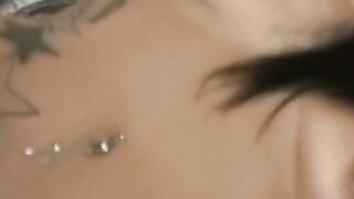 Pierced nipples Kimberly Kendall creampied after hot fucking