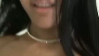 Pierced nipples Kimberly Kendall creampied after hot fucking