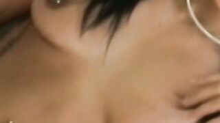 Pierced nipples Kimberly Kendall creampied after hot fucking
