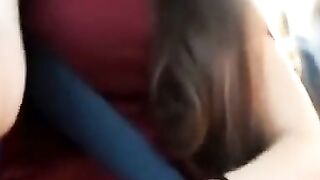 Sloppy Blowjob on the Highway