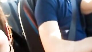 Sloppy Blowjob on the Highway