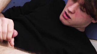 Trevor Brooks and Skylar Finchh gets into a hot fuck in the bathroom