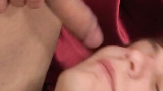 Young teen gets passionate rimming in hot kinky threesome