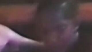 Promiscuous babe blows and rides cock in pool threeway