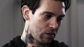 Tattooed punk dude drilling his luscious hairy girlfriend