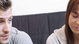 Young beauty stretched by hung perv with cuckolds permission