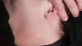 Submissive Lucia swallows cum after Pascal White drills her
