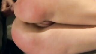 Tied up Cassandra Nix fucked and cum sprayed by costumed guy