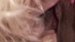 Dykes cum hard when they finger fuck and toy their assholes