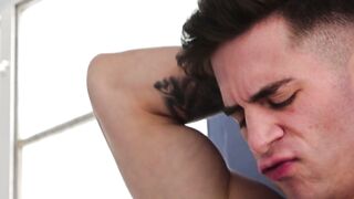 Trevor Brooks catches Skylar Finchh sniffing undies and fucks him