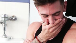 Trevor Brooks catches Skylar Finchh sniffing undies and fucks him
