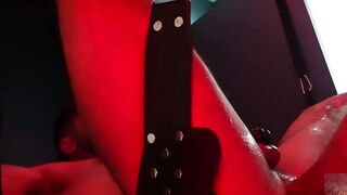 Naughty gay Hogan Wade hand fisted muscle stud Ace Stallio while jerking his cocks