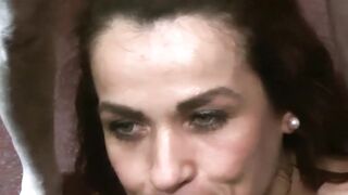 MILF devouring many fat cocks during wild party