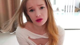 Cuckold Husband Loses His Teen Wife Tight Pussy in Poker to His Best Friend